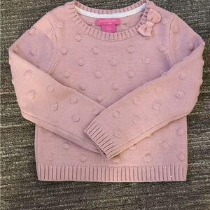 Isaac Mizrahi Pink Knit Sweater with attached Bow NWOT